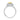 18K Vintage Halo Cushion Yellow Diamond Ring