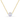 Crystal Ball Necklace in 14K Gold