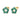 14K Solid Gold Emerald Stud Earrings with Push Backs,Yellow Real Gold Flower Earrings Elegant Jewelry Gift for Her