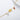 9K Solid Yellow Gold ButterflyBracelet with Pearl