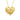 14K Yellow Gold Shiny Diamond-Cut Love Heart Pendant Jewelry