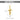 9K Solid Yellow Gold Snake Cross Pendant Necklace