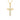 14K Real Gold Cross Angel Wings with 5A Cubic Zirconia Pendant Necklace