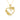 9k Solid Yellow Gold Floating Heart Pendant Necklace with Floral