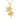 9k Solid Yellow Gold Fairy Pendant Necklace with Cubic Zirconia