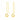 Star Threader Earrings for Women in 18K Gold