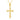9K Solid Gold Cross and Chain Necklace for women