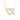 9K Solid Gold Mum & Heart Pendant Necklace with 2 Tones