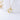 9k Solid Yellow Gold Floating Heart Pendant Necklace with Floral