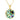 Abalone Taurus Constellation Necklace for Women in 14K Yellow Gold