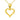 18K Solid Gold Heart Pendant Necklace for Women