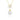 9K Solid Yellow Gold Daisy Pendant Necklace with Freshwater Pearl