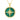 Solid 14k Yellow Gold Round Compass Necklace