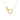 9K Solid Yellow Gold Infinity Floating Heart Pendant Necklace with Cubic Zirconia