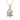 9K Solid Yellow Gold Moissanite Necklace