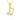 9K Solid Yellow Gold Heart Pendant Necklace with 5A Cubic Zirconia
