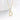 9k Solid Yellow Gold Heart Floating Pendant Necklace
