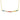 9K Solid Yellow Gold Rainbow Pendant Necklace with Cubic Zirconia