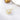 Flower Shape 9mm White Pearl Necklace with Cubic Zirconia in 14K Yellow Gold