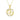 9K Solid Yellow Gold Double Heart Pendant Necklace