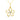 Flower Pendant Necklace with Cubic Zirconia in 14K Yellow Gold