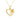 9K Solid Yellow Gold Rose Flower Pendant Necklace with Heart