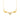 Cubic Zirconia Heart Wing Necklace in 14k Yellow Gold