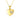9K Solid Yellow Gold Heart Pendant Necklace with Cubic Zirconia