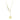 Guitar Personalized Name Y Lariat Necklace 14K Gold