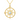 9K Yellow Gold Opal Compass Necklace for Women