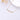9K Solid Yellow Gold Rainbow Pendant Necklace with Cubic Zirconia