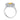18K Halo Flower Cushion Yellow Diamond Ring