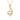 9K Solid Yellow Gold Infinity and Heart Pendant Necklace with Pearl