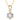 Round Moissanite Necklace 1 Carat D Color VVS1 Moissanite Solitaire Pendant Solid 14k Yellow Gold