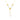 9K Solid Yellow Gold Daisy Long Lariat Necklace with Freshwater Pearl