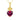 9K Solid Yellow Gold Sacred Heart Pendant Necklace