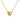 9K Solid Yellow Gold Love Heart Pendant Necklace