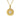 14k Gold Compass Disc Coin Pendant Necklace