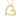 9K Solid Yellow Gold Floating Heart Pendant Necklace with Cubic Zirconia