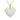 14K Yellow Gold White Opal Heart Necklace for Women, 16+1+1 inch