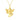 9K Solid Yellow Gold Guardian Angel Necklace with Cubic Zirconia