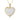9K Solid Yellow Gold Mother of Pearl Heart Pendant Necklace