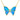 14K Yellow Gold Blue Opal Butterfly Necklace for Women, 16+1+1 inch