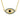 9K Solid Yellow Gold Evil Eye Necklace with Cubic Zirconia